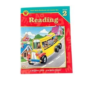👓3 for $25👓 Grade 2 Reading Workbook by - Red and Yellow